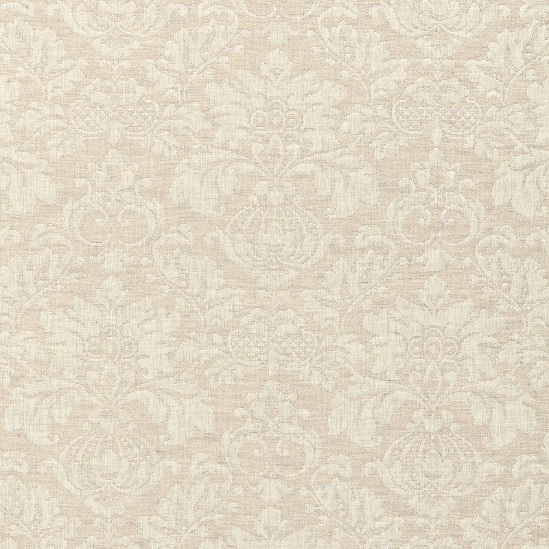 Purchase sample of 66620 Montisi Linen Damask, Flax by Schumacher Fabric