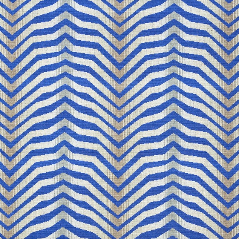 Purchase sample of 79520 Arcure Epingle, Cobalt by Schumacher Fabric