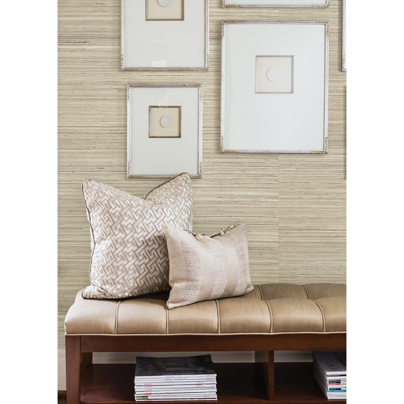 View 2923-80009 Twine Changzhou Beige Grasscloth Beige A-Street Prints Wallpaper