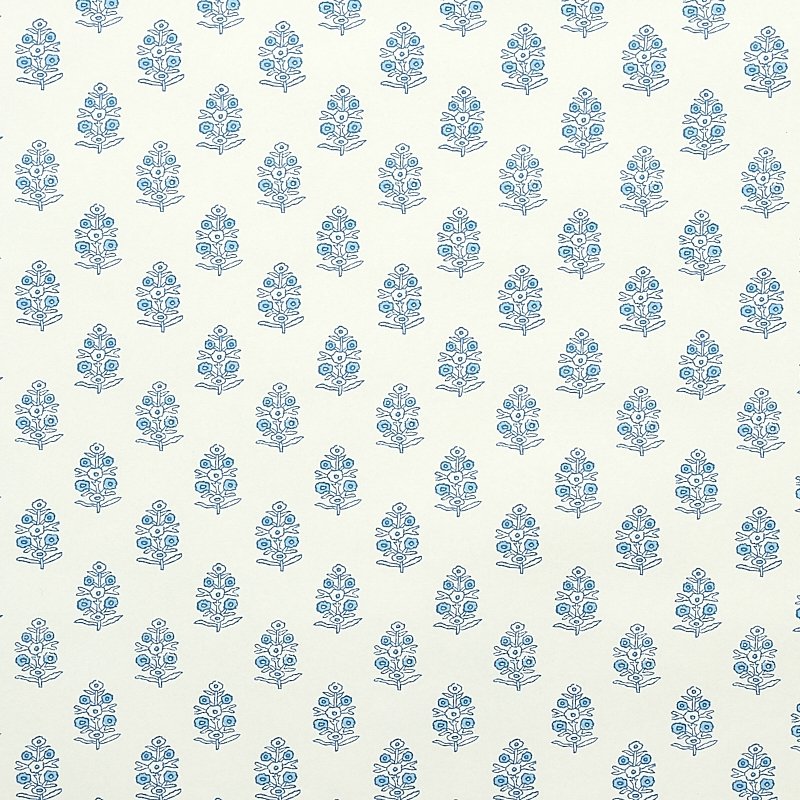 Order 5011930 Aditi Blue Schumacher Wallcovering Wallpaper