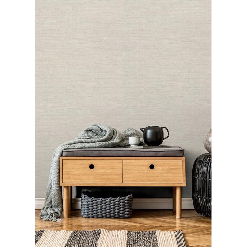 Acquire 2829-82054 Fibers Essence Cream Linen Texture A Street Prints Wallpaper