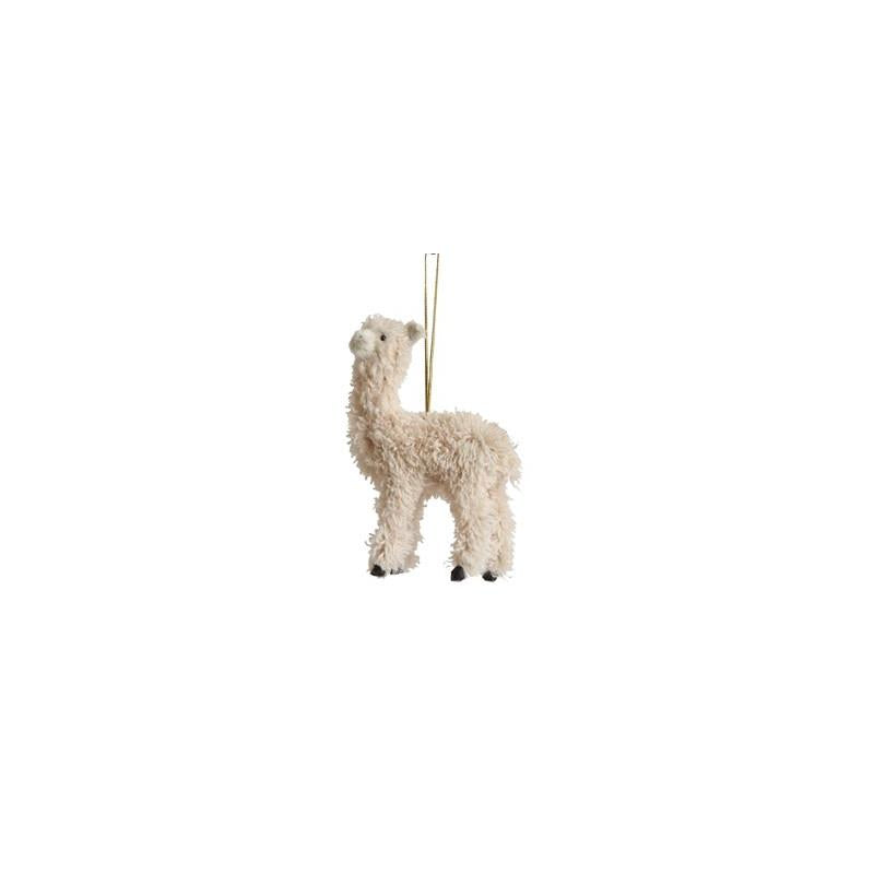 XM0694 Furry Llama ornament
