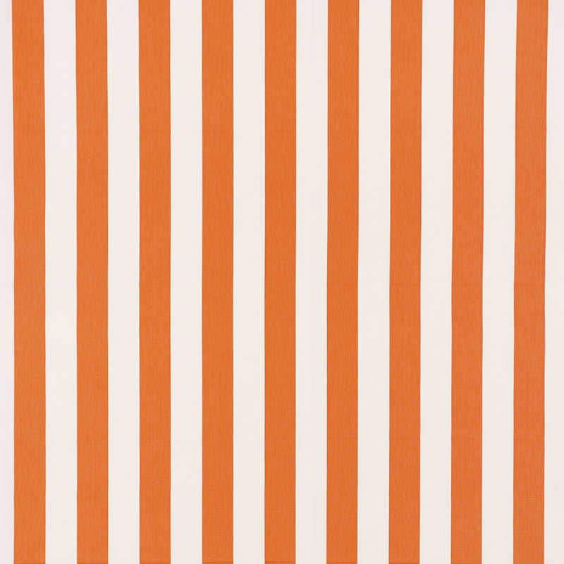 Purchase sample of 71328 Andy Stripe, Orange by Schumacher Fabric
