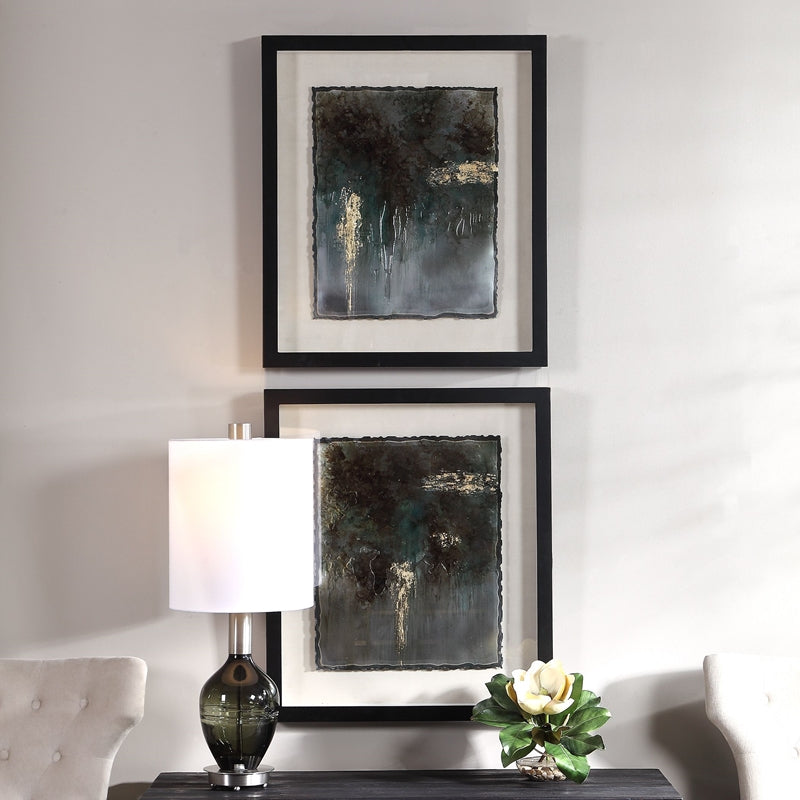 35366 | Uttermost Rustic Patina Framed Prints, Set/2 - Uttermost