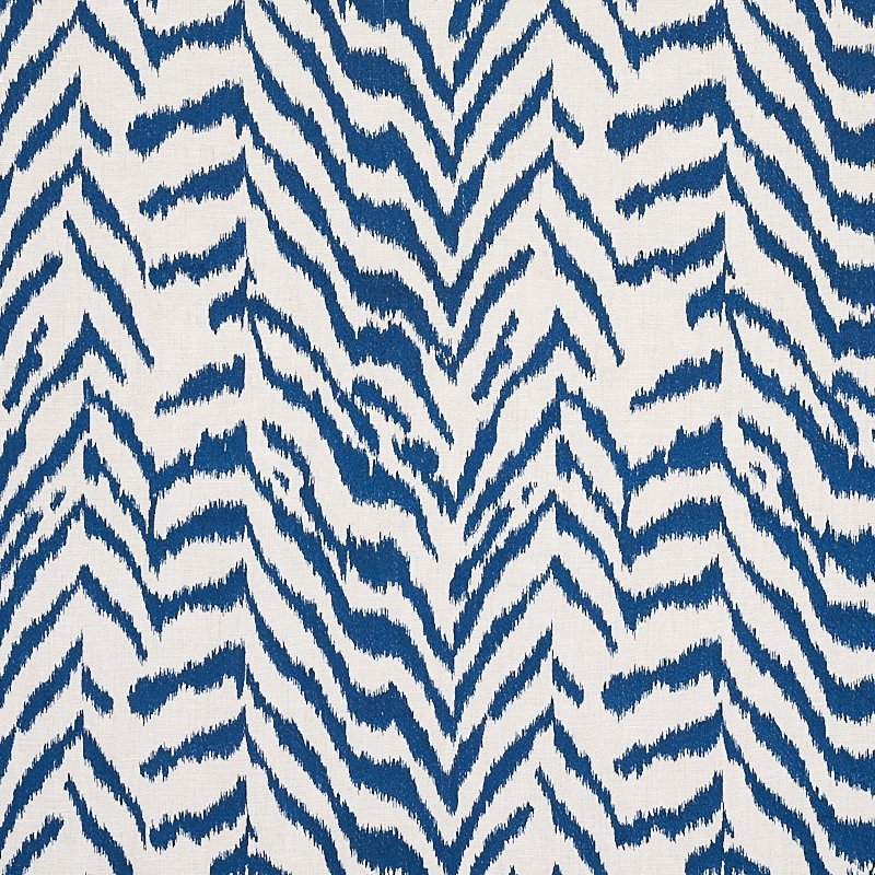 Purchase sample of 80672 Quincy Embroidery On Linen, Navy by Schumacher Fabric