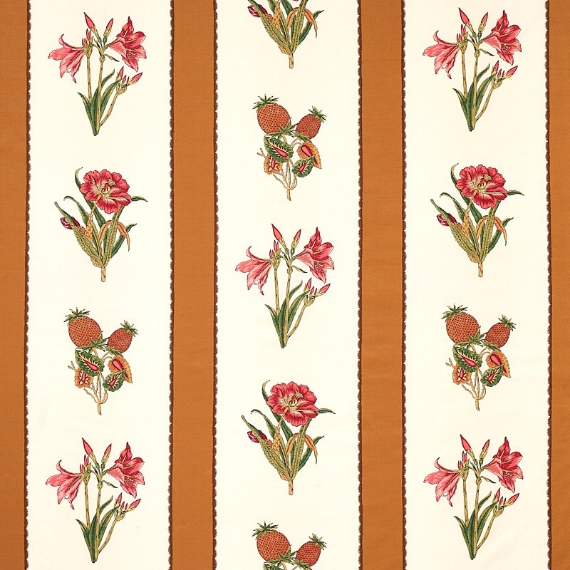 Purchase sample of 179642 Servilia Stripe, Camel by Schumacher Fabric