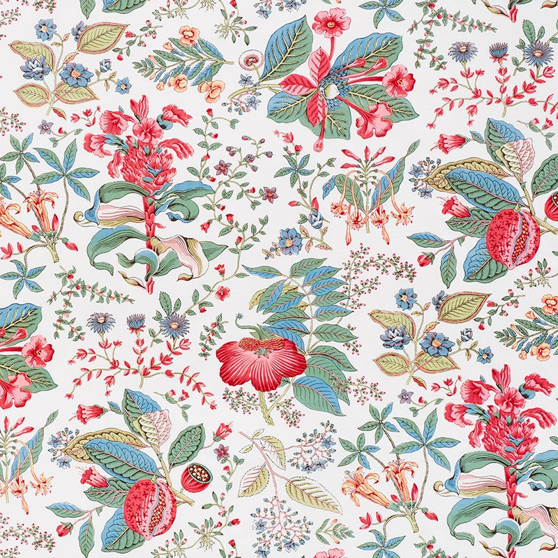 Purchase sample of 178121 Pomegranate Botanical, Document by Schumacher Fabric