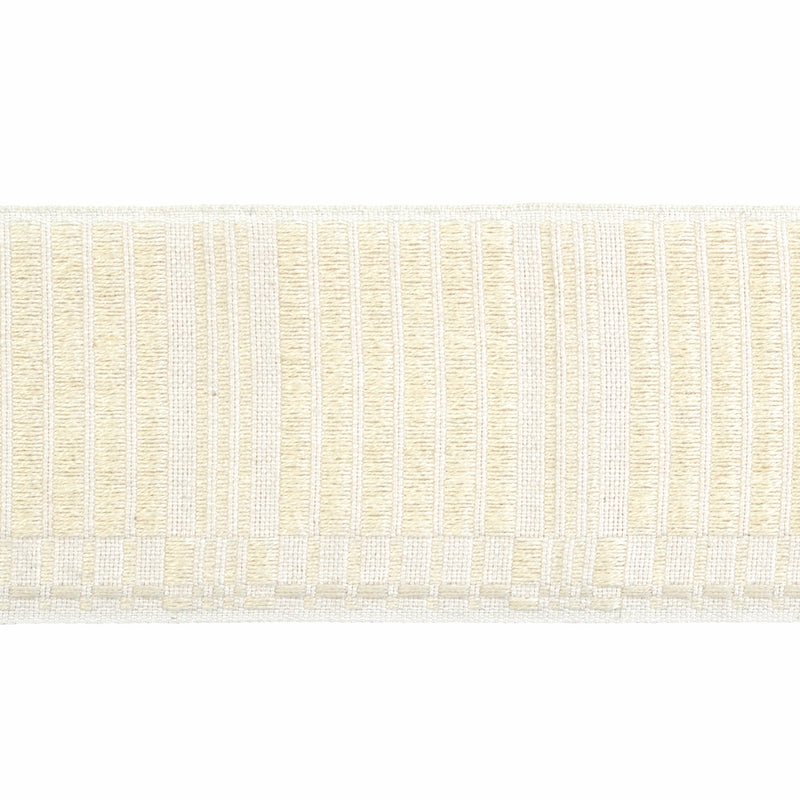 79213 | Carmo Tape Wide, Ivory - Schumacher Fabric