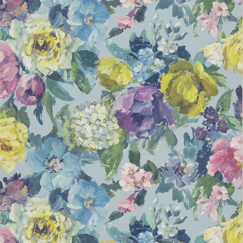 Sample PDG675-01 Roseto, Celadon by Designer Guild Wallpaper
