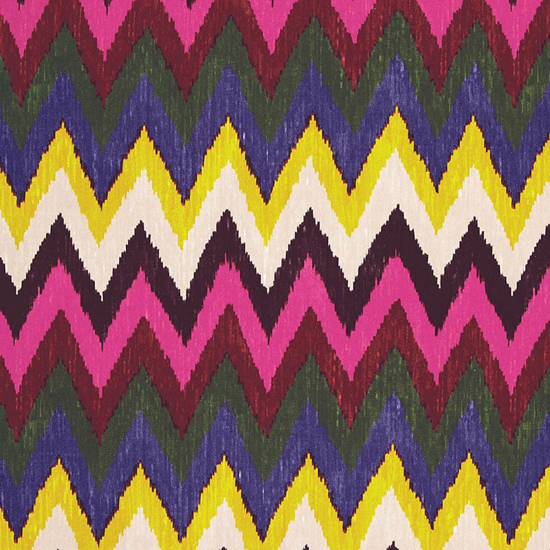 Purchase sample of 174820 Adras Ikat Print, Jewel by Schumacher Fabric