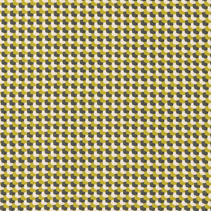 Purchase sample of 67100 Crosstown Weave, Citron by Schumacher Fabric
