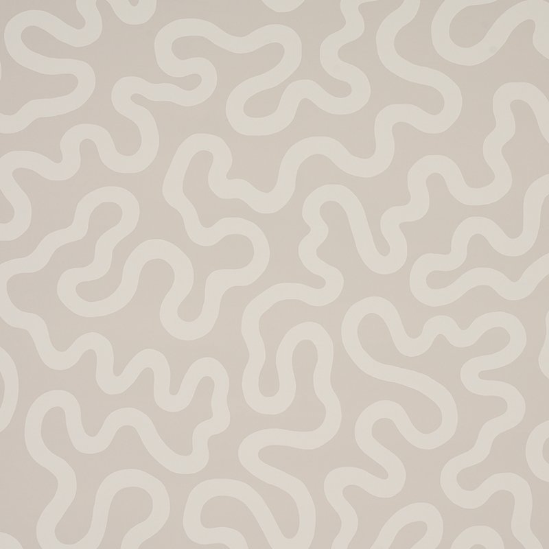 View 5012932 Riley Natural Schumacher Wallcovering Wallpaper