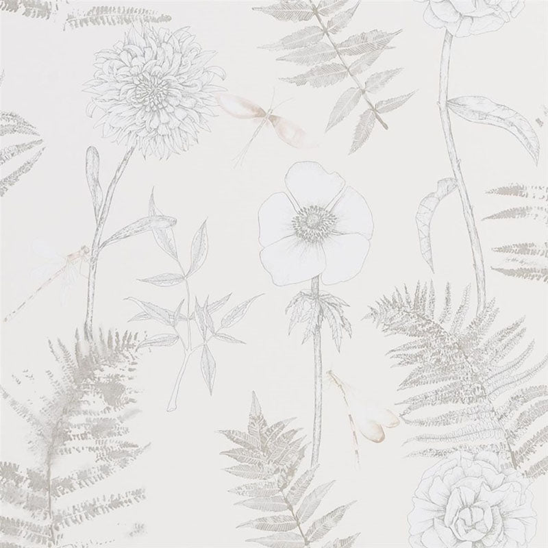 Sample PDG1022-05 Acanthus Ivory by Designer Guild Wallpaper