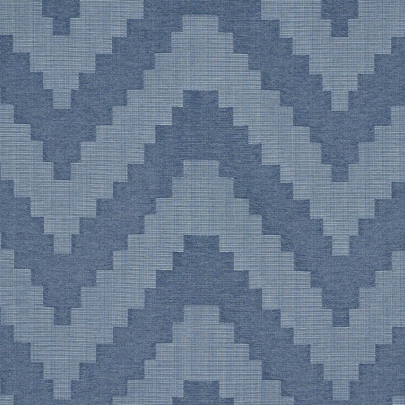 Purchase sample of 76532 Verne, Indigo by Schumacher Fabric