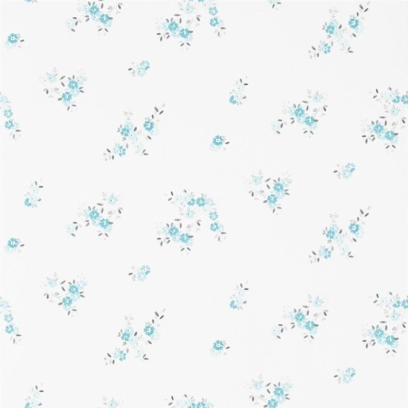 Save P588/03 Gentian Aqua by Designer Guild Wallpaper