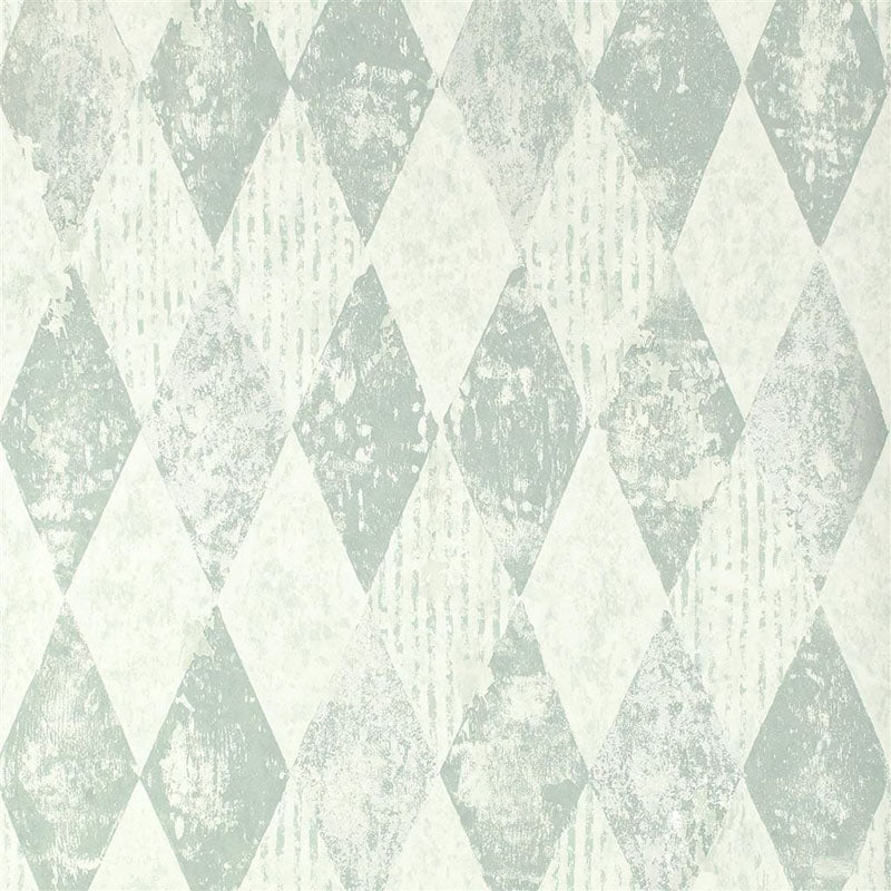 Sample PDG1090-05 Arlecchino Eau De Nil by Designer Guild Wallpaper