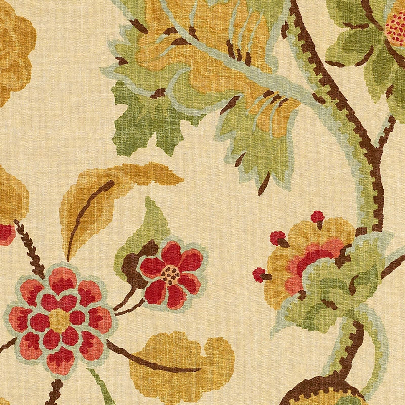 Purchase sample of 173911 Khantau Tree, Honey by Schumacher Fabric