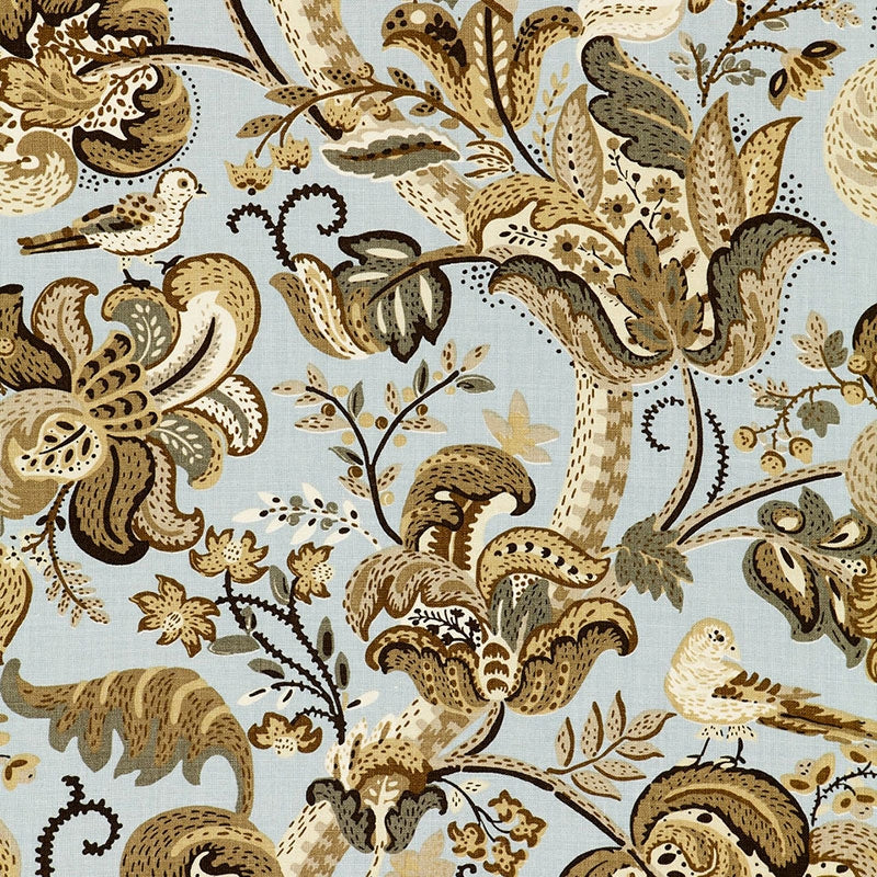 Purchase sample of 173681 Clarendon, Mineral by Schumacher Fabric