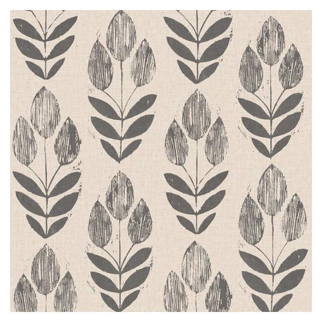 Purchase sample of 2535-20651 Simple Space 2, Scandinavian Black Block Print Tulip by Beacon House Wallpaper