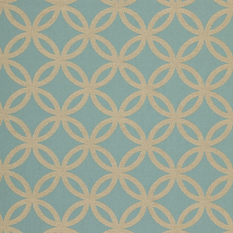 Purchase sample of 64483 Circle Dance, Azure by Schumacher Fabric
