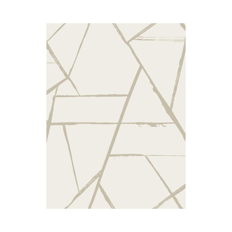 CC1293 Carol Benson-Cobb Signature Beige Metallic Intersect Wallpaper by York Wallpaper