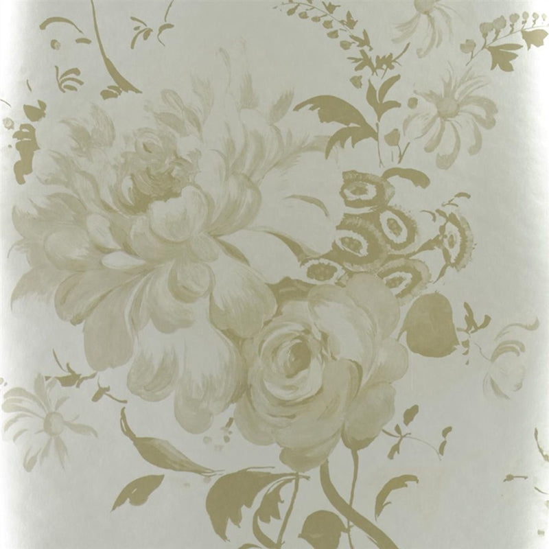 Sample P574-03 Mehsama, Gold by Designer Guild Wallpaper