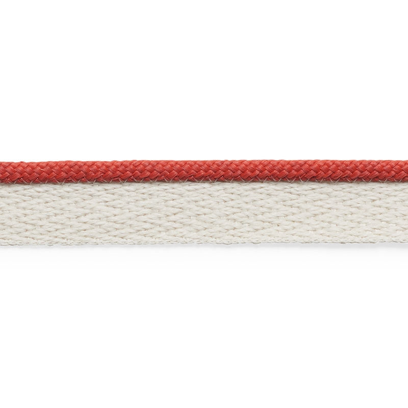 74928 | Coleman Lip Cord, Red - Schumacher Fabric