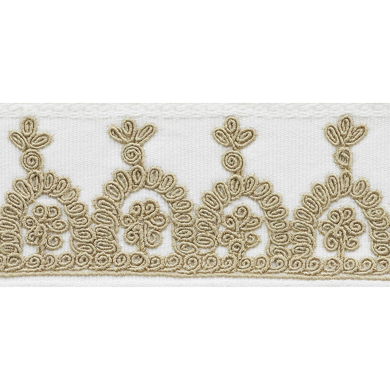 74150 | Noelia Tape, Ivory - Schumacher Fabric