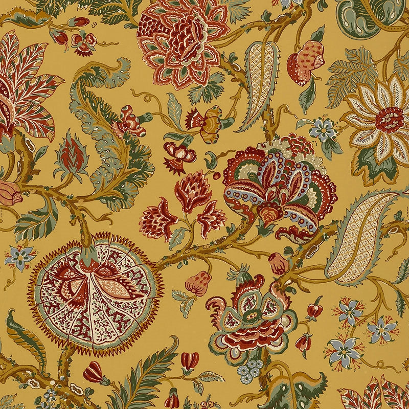 Acquire 5004202 Chalfont Sunflower Schumacher Wallpaper