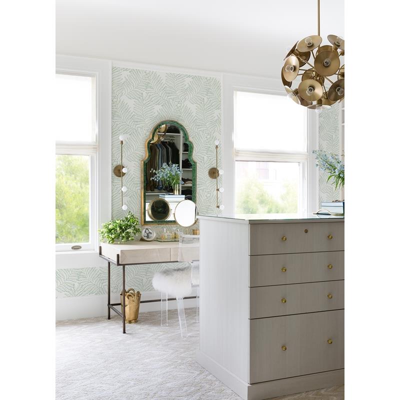 Select 2973-90501 Daylight Finnley Green Inked Fern Green A-Street Prints Wallpaper