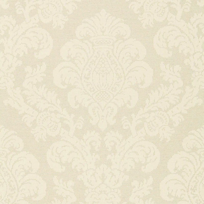 Purchase sample of 66632 Firenze Linen Damask, Sesame by Schumacher Fabric