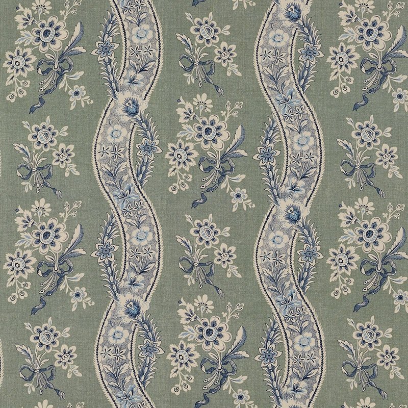 Purchase sample of 175982 Le Castellet Gris Bleu by Schumacher Fabric