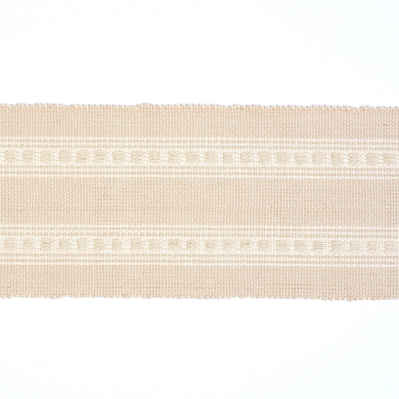 79112 | Lubeck Tape, Natural - Schumacher Fabric