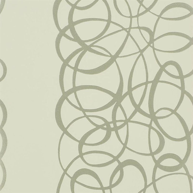 Sample PDG689-01 Marquisette, Pale Celadon by Designer Guild Wallpaper