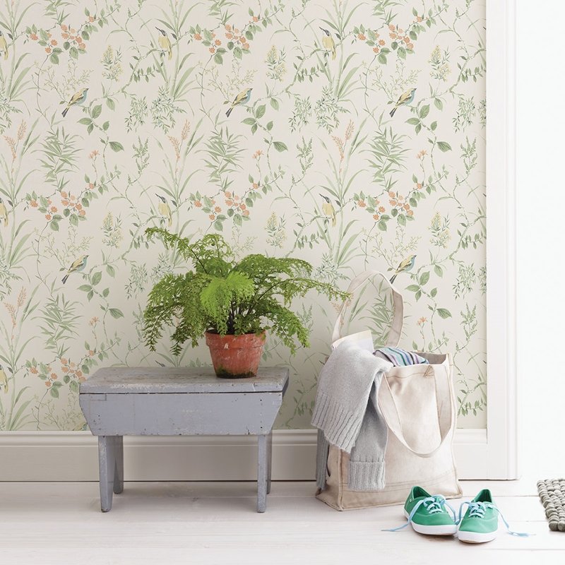 Purchase 3117 24174 Imperial Garden Light Green Botanical The Vineyard Chesapeake Wallpaper