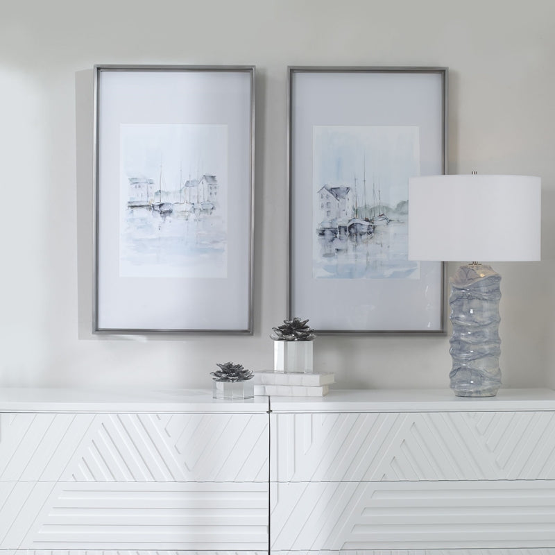 33714 | Uttermost New England Port Framed Prints, S/2 - Uttermost