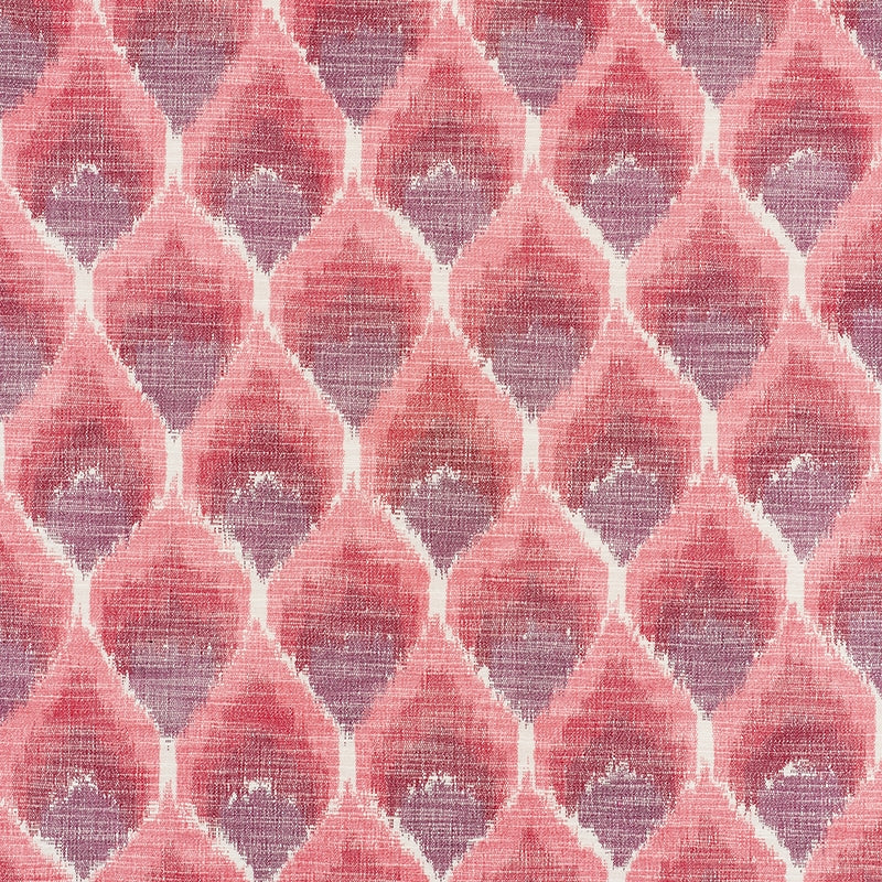 Purchase sample of 72642 Odisha Ikat, Reds by Schumacher Fabric
