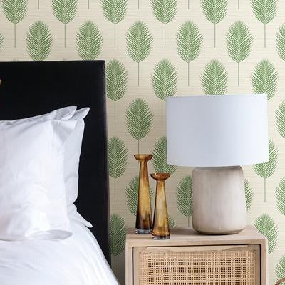 Select 2988-70204 Inlay Bali Green Fern Green A-Street Prints Wallpaper