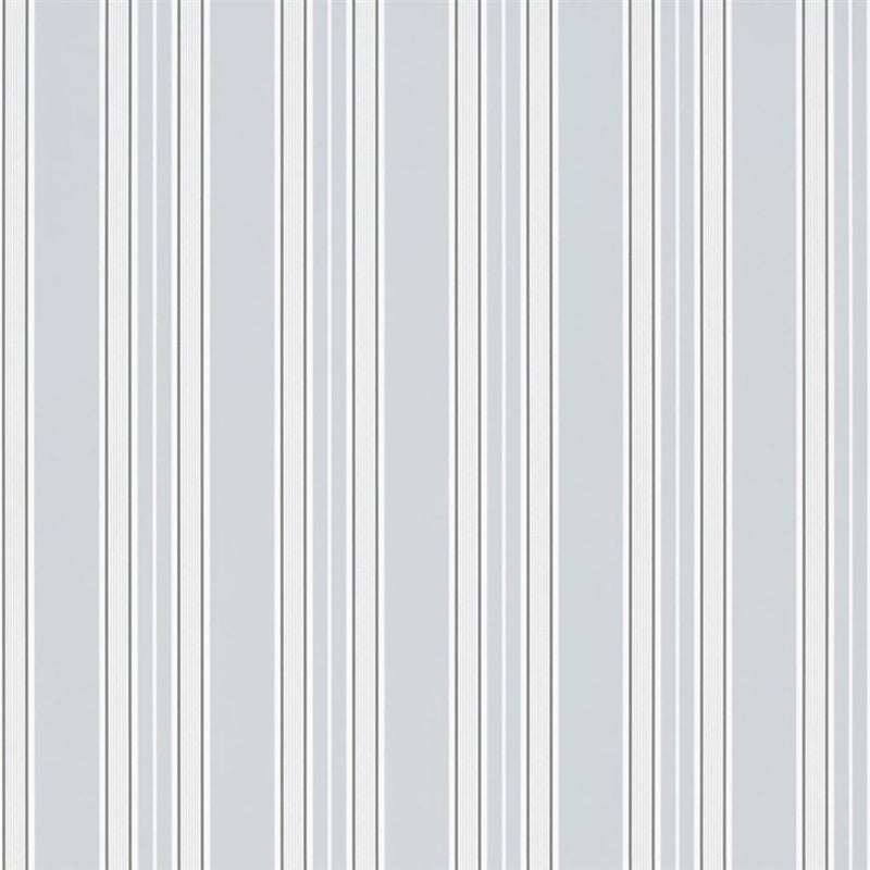 Sample P586-03 Pinstripe, Graphite by Designer Guild Wallpaper