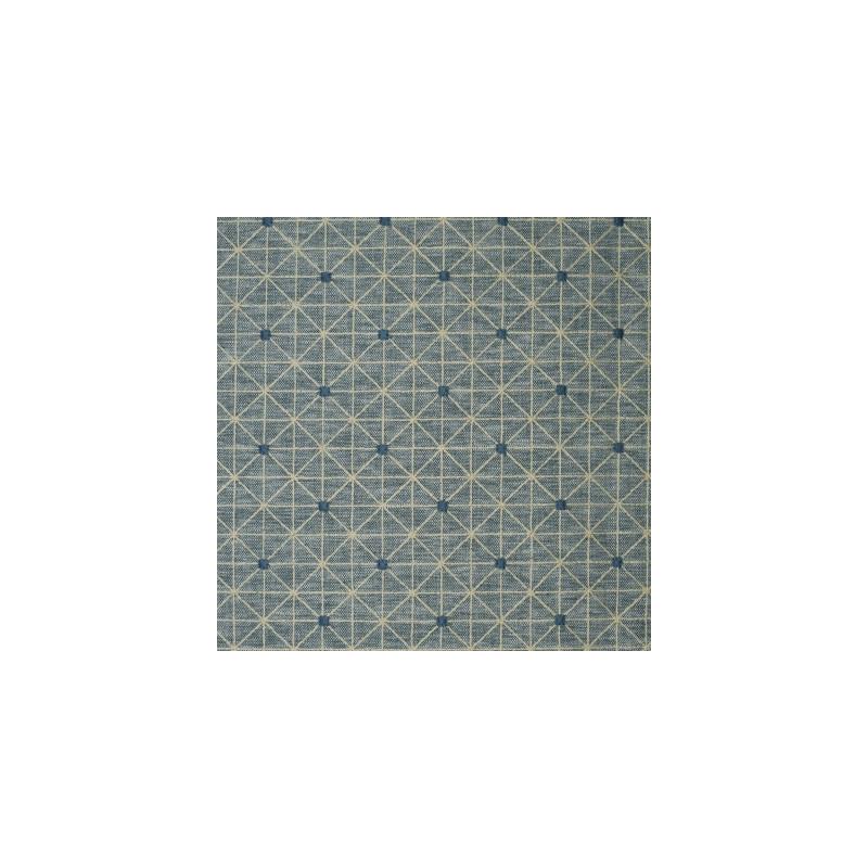 Acquire S3993 Seaside Blue Geometric Greenhouse Fabric