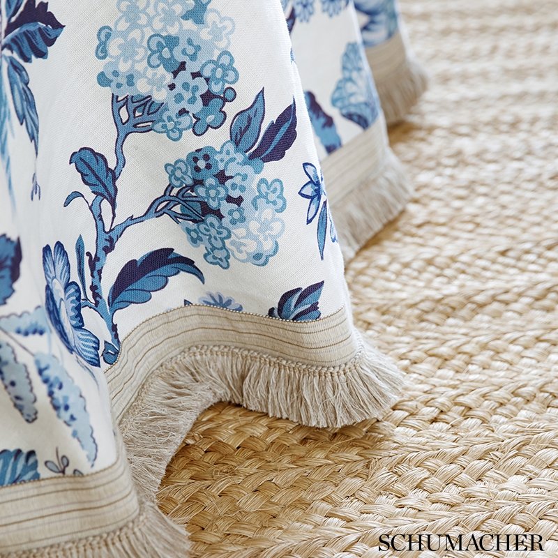 65470 Laurent Linen Rickrack String by Schumacher 1,65470 Laurent Linen Rickrack String by Schumacher 2