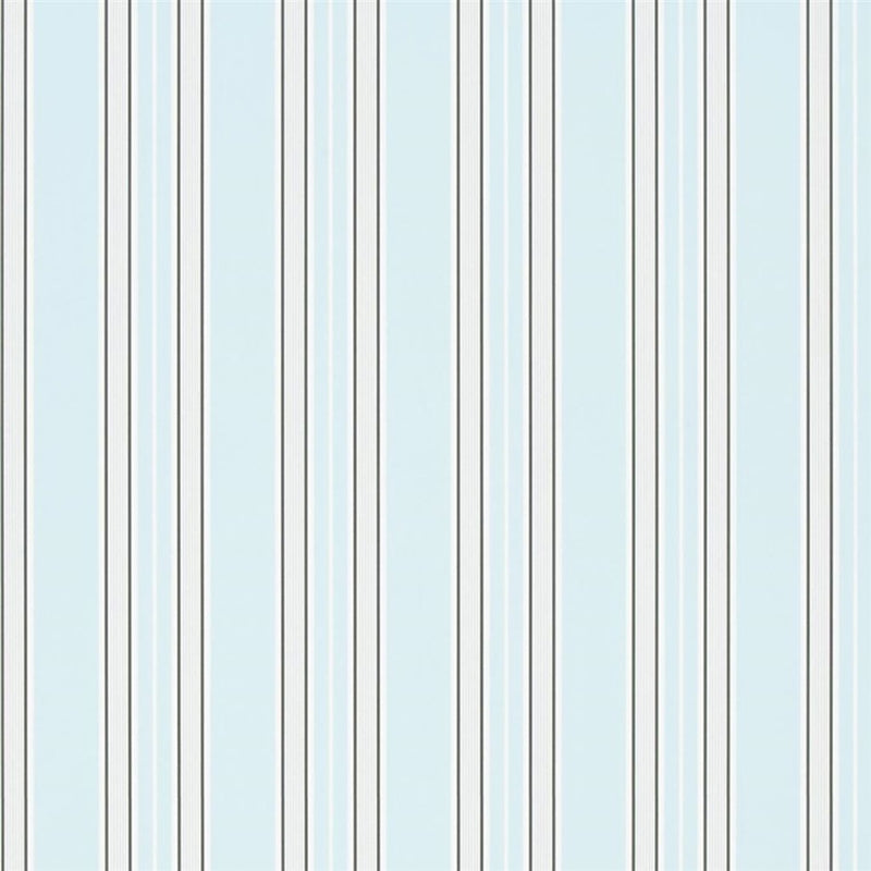Sample P586-05 Pinstripe, Lapis by Designer Guild Wallpaper
