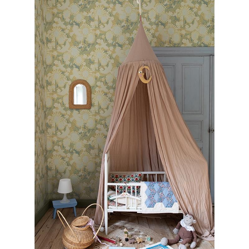 Purchase 4111-63010 Briony Dramma Butter Songbirds and Sunflowers Wallpaper Butter A-Street Prints Wallpaper