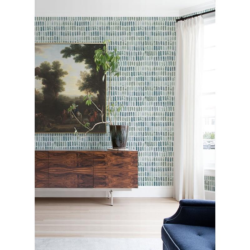 Select 2975-26225 Scott Living II Brynne Green Watercolor Green A-Street Prints Wallpaper