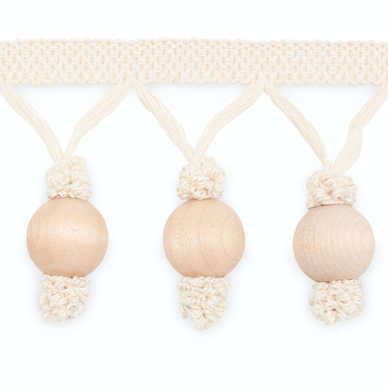 MF4004-1 | Michael Molded Fringe, Natural - Schumacher Fabric