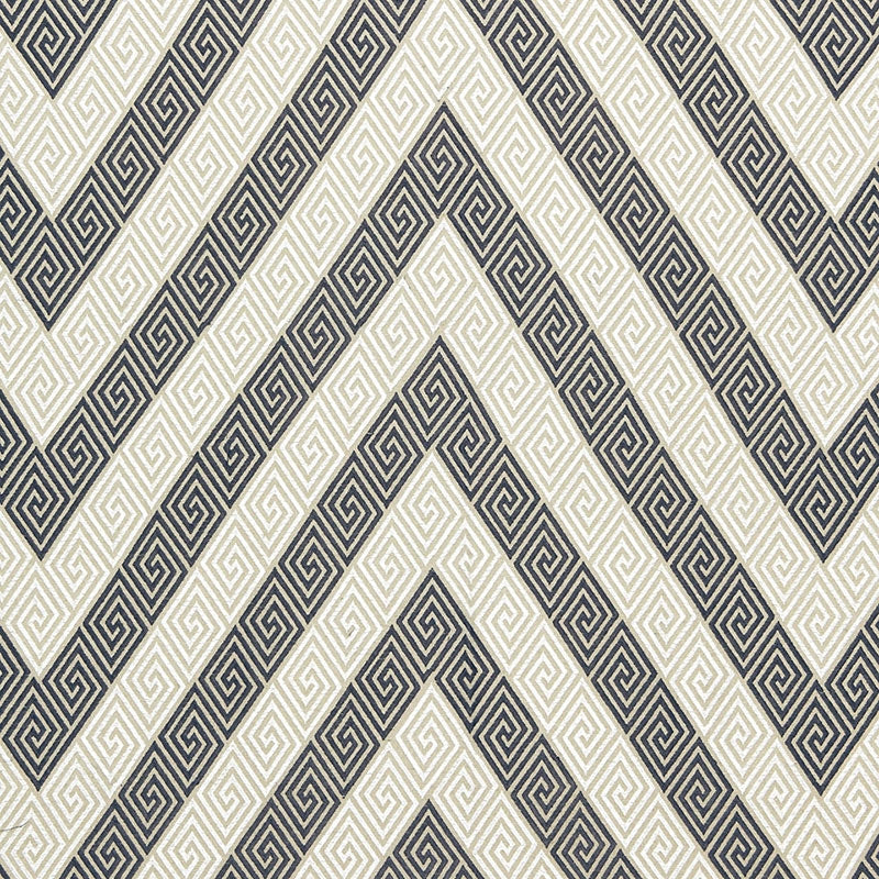 Purchase sample of 65792 Nebaha Embroidery, Charcoal by Schumacher Fabric