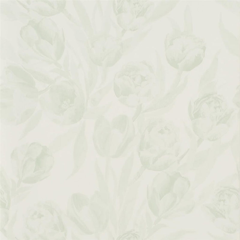 Sample PDG685-02 Fontainebleau, Pale Celadon by Designer Guild Wallpaper