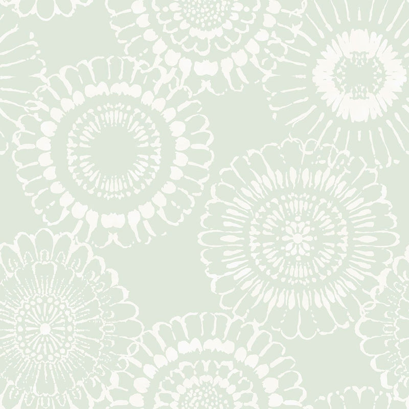Select 4060-128861 Fable Sonnet Sage Floral Wallpaper Sage by Chesapeake Wallpaper