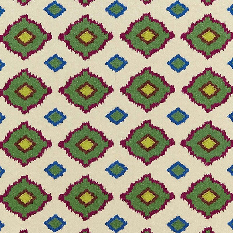 Purchase sample of 65781 Sikar Embroidery, Jewel by Schumacher Fabric
