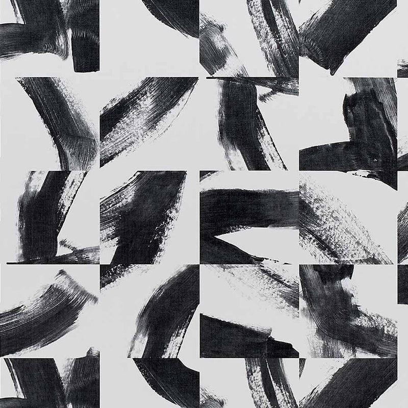 Purchase 7539 Vinyl Reconstructed Graphic Black Phillip Jeffries Wallpaper